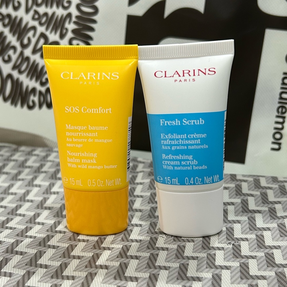 2x15ml Clarins Mask+scrub